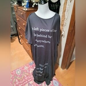Gray Long Dress/Lounge wear Dress